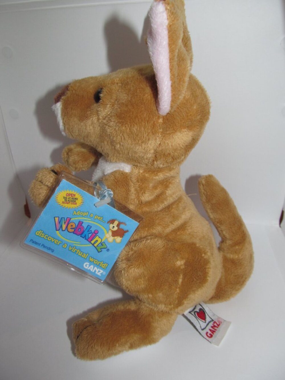 Webkinz Kangaroo Plush Toy Stuffed Animal Pet NEW AND SEALED CODE Y2K 2000's